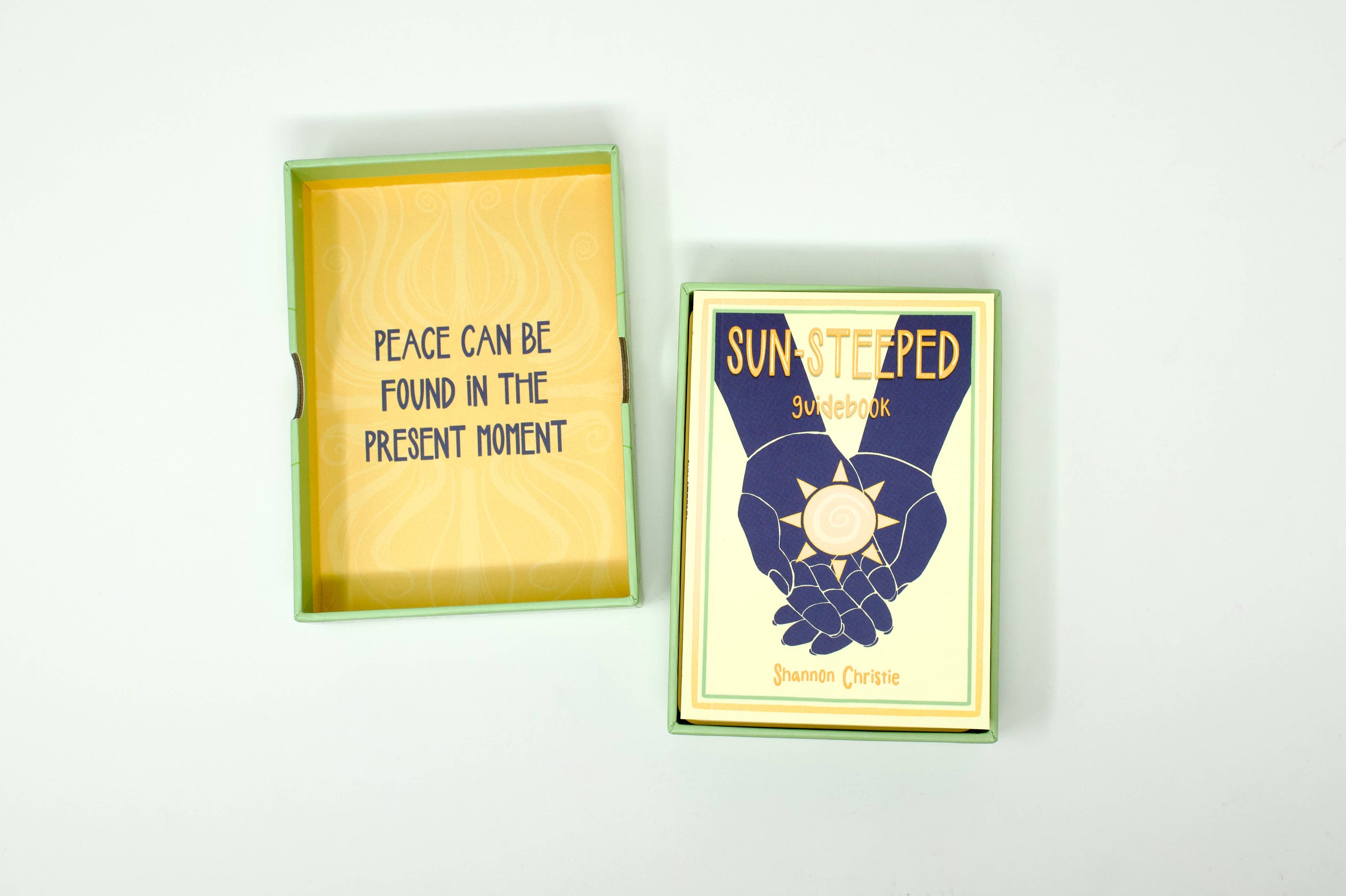 Sun-Steeped: Affirmation Deck: 54 Cards & Guidebook