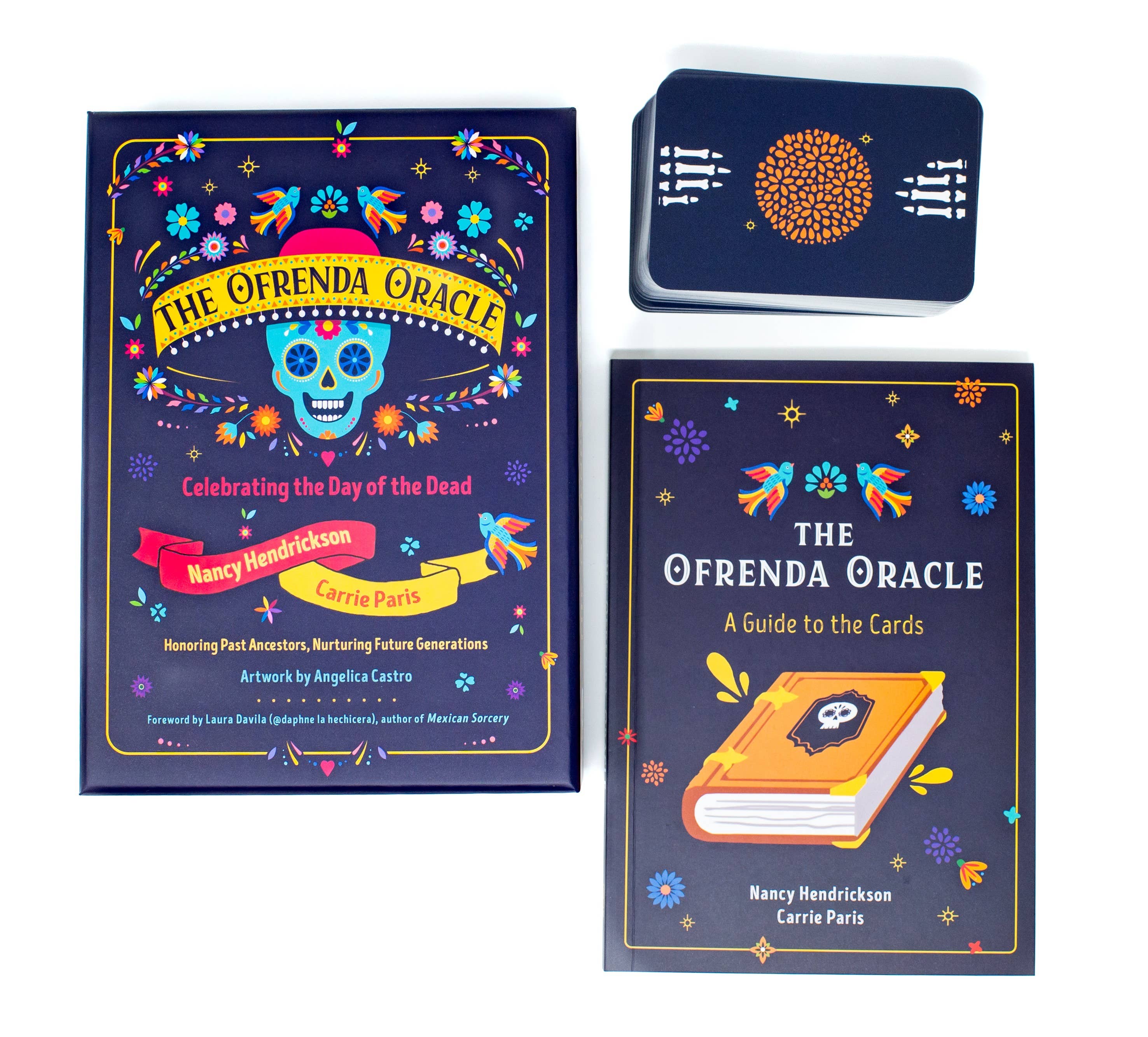 The Ofrenda Oracle: Day of the Dead- 60 Cards & 136-Pg Book