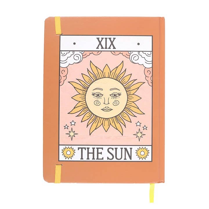 The Sun Vintage Tarot Card A5 Notebook