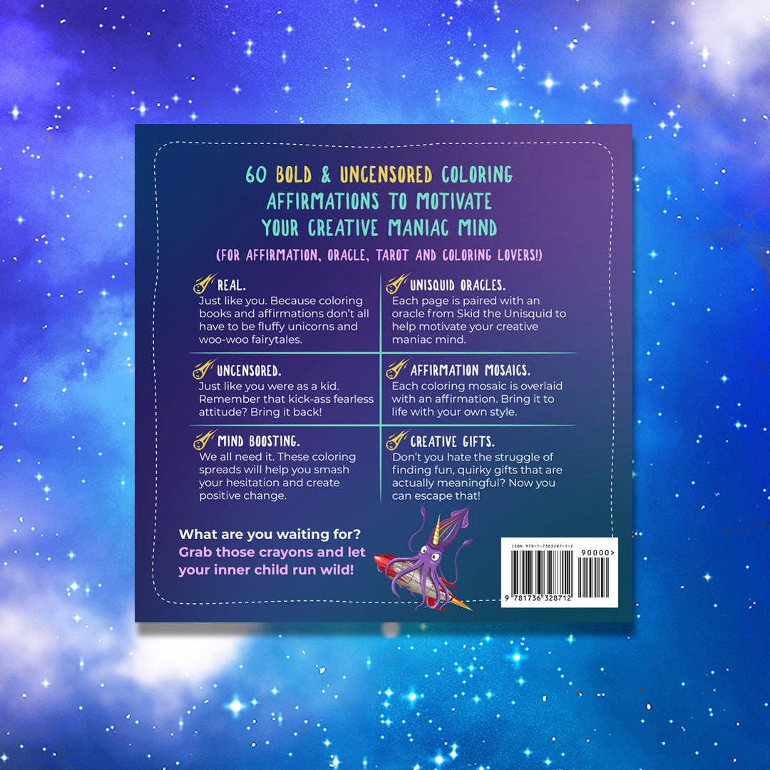 Sweet-Ass Affirmations Coloring Book