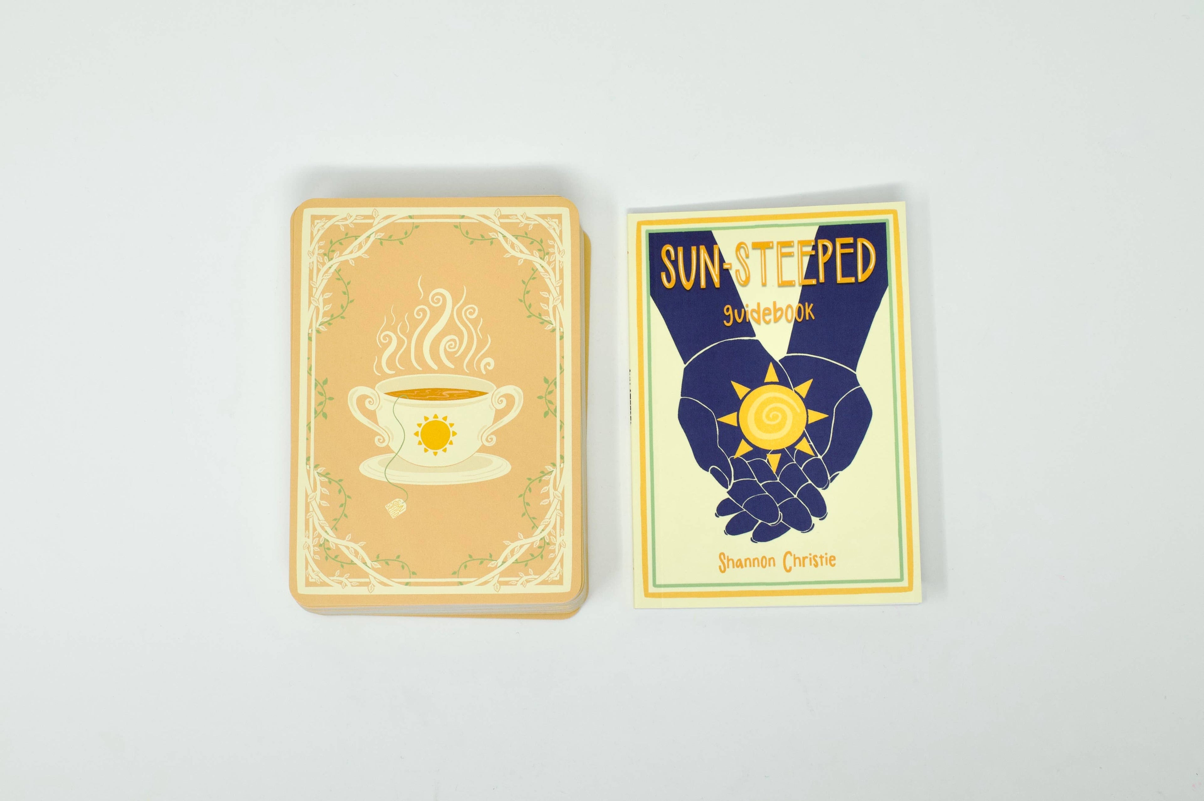 Sun-Steeped: Affirmation Deck: 54 Cards & Guidebook