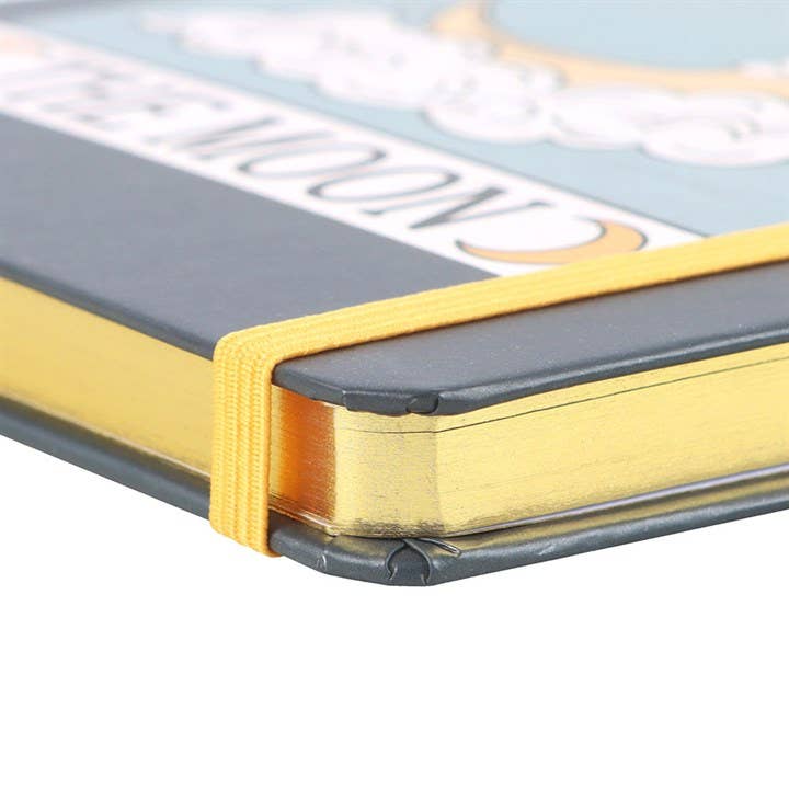 The Moon Vintage Tarot Card A5 Notebook