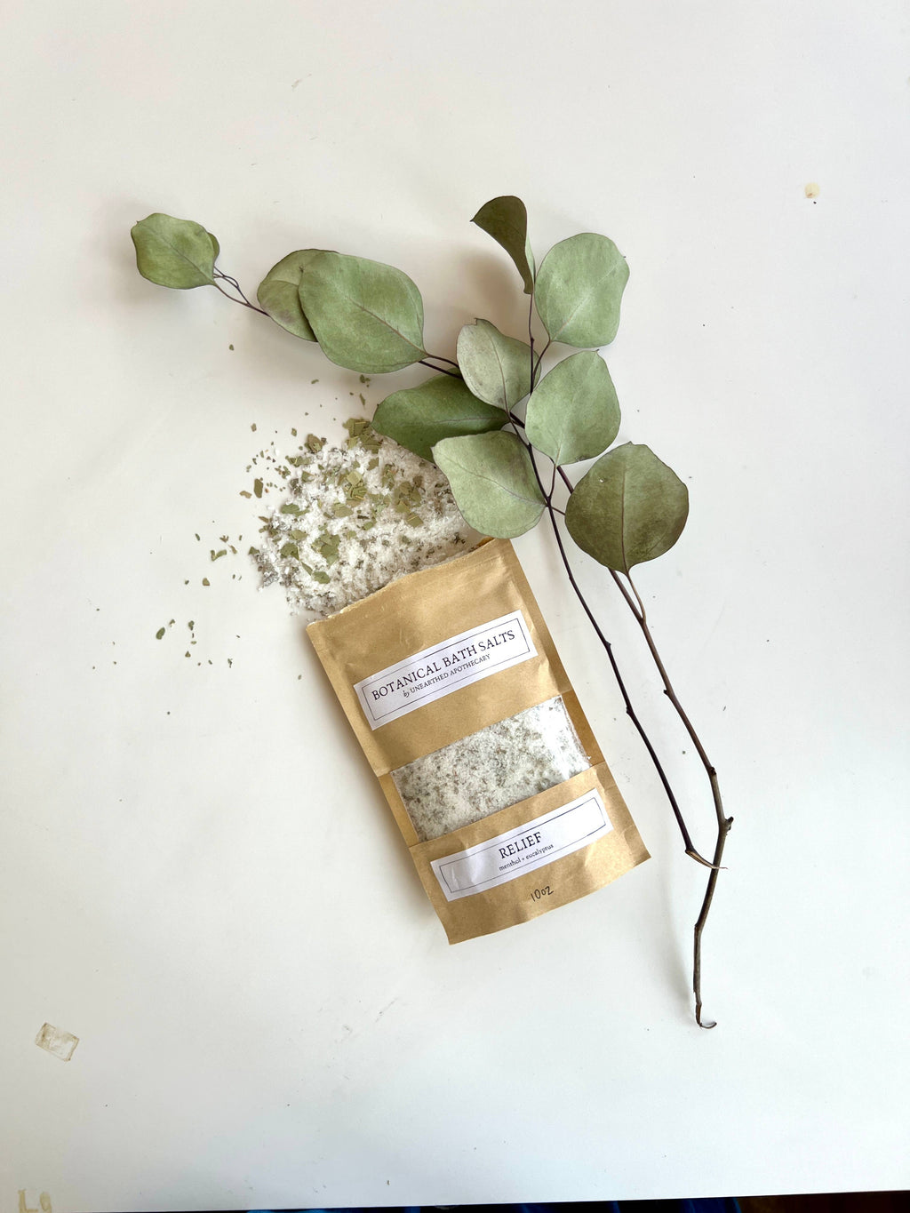 Relief - Menthol Eucalyptus Bath Salts | Cold and Flu |10 oz