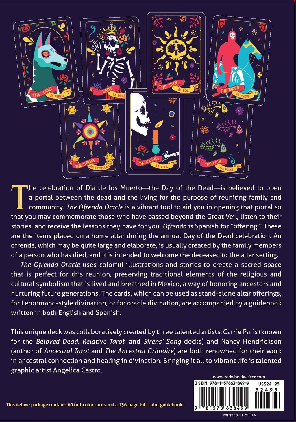 The Ofrenda Oracle: Day of the Dead- 60 Cards & 136-Pg Book
