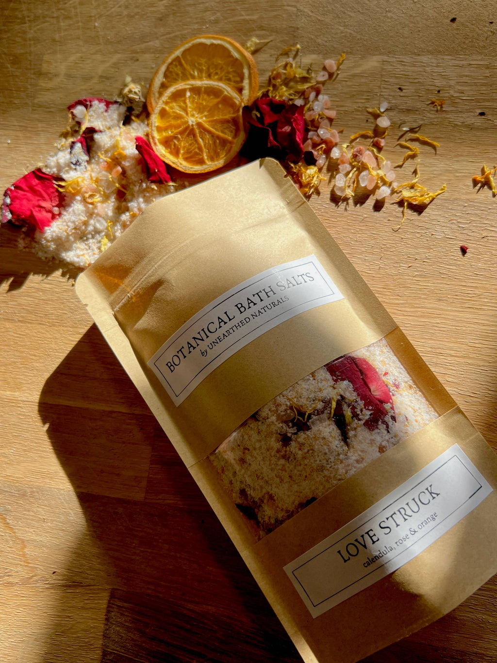Love Struck - Calendula, Rose, & Orange Bath Salts | 10 oz