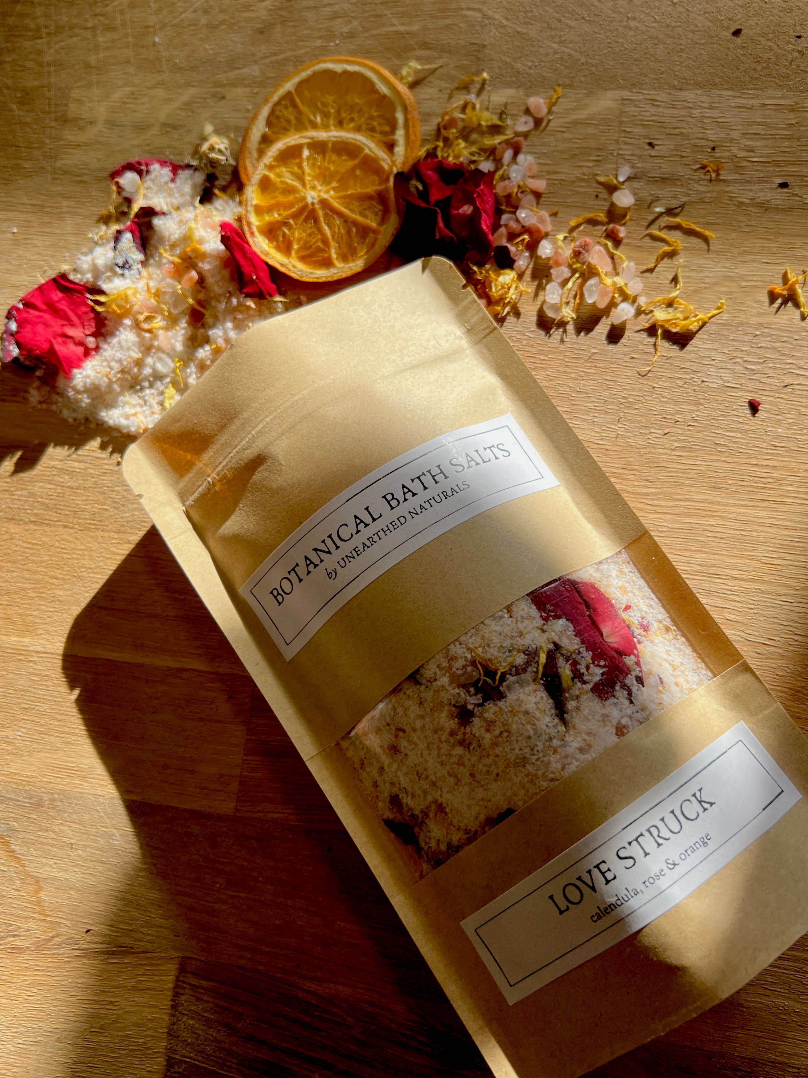 Love Struck - Calendula, Rose, & Orange Bath Salts | 10 oz