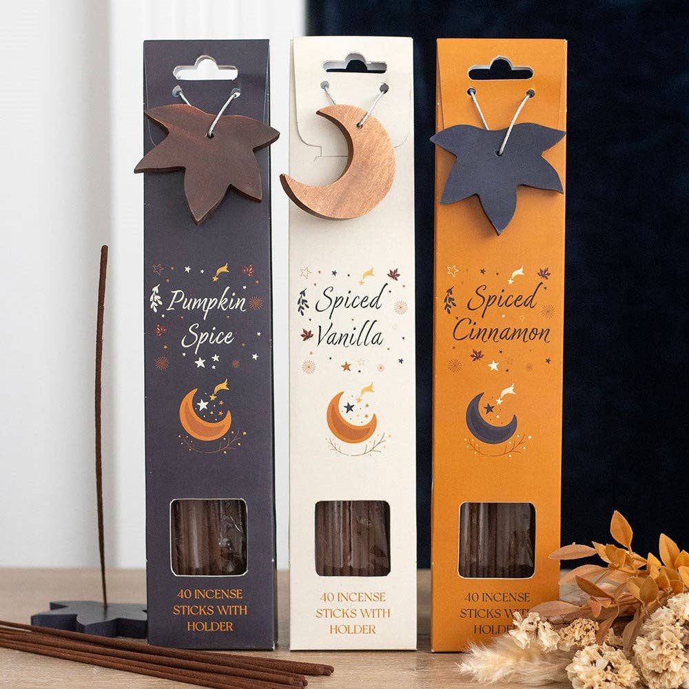 Set of 18 Autumn Magic Incense Gift Sets in Display