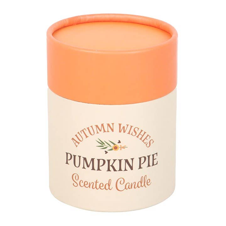 Autumn Wishes Pumpkin Pie Scented Fall Candle