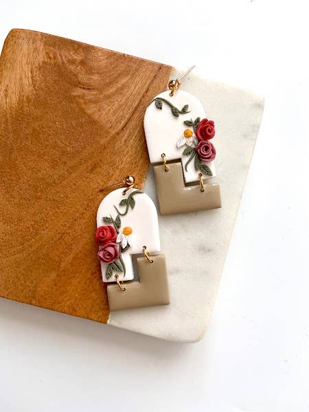 Floral 2 Piece Dangle