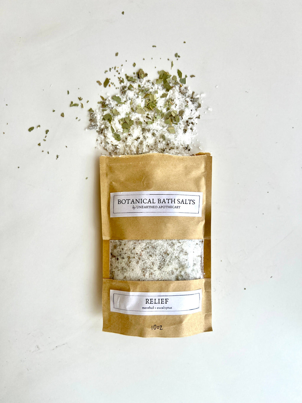 Relief - Menthol Eucalyptus Bath Salts | Cold and Flu |10 oz