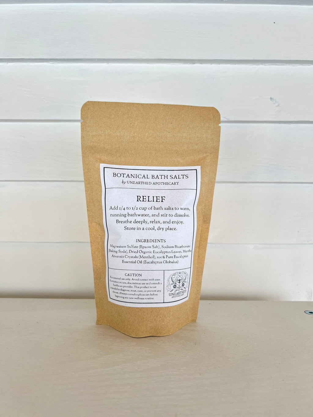 Relief - Menthol Eucalyptus Bath Salts | Cold and Flu |10 oz