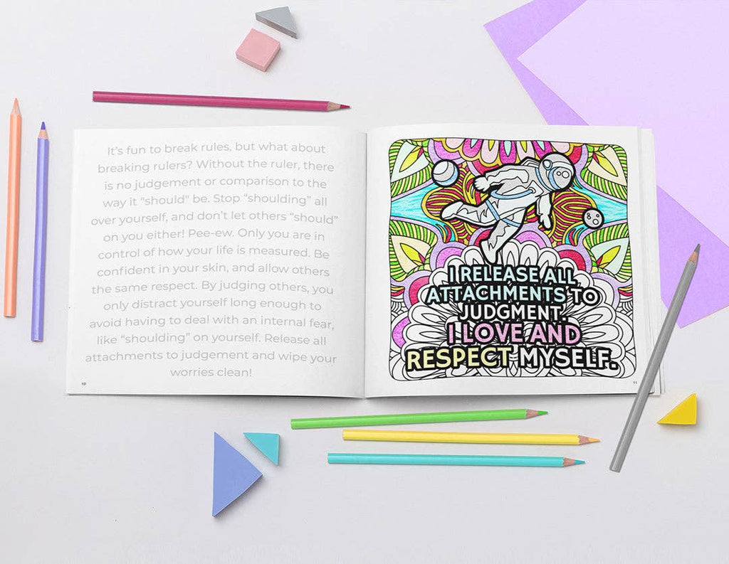 Sweet-Ass Affirmations Coloring Book