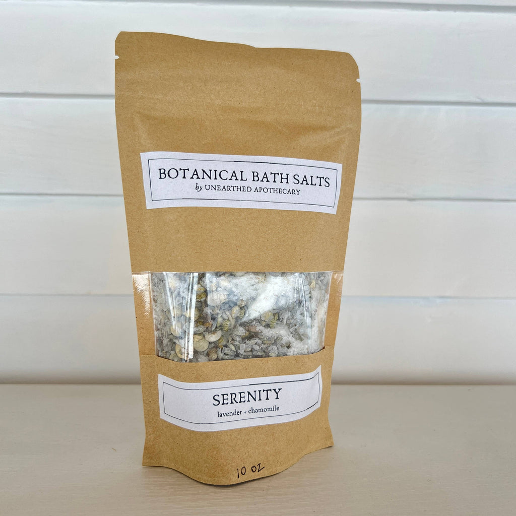 Serenity - Lavender and Chamomile Bath Salts | 10 oz