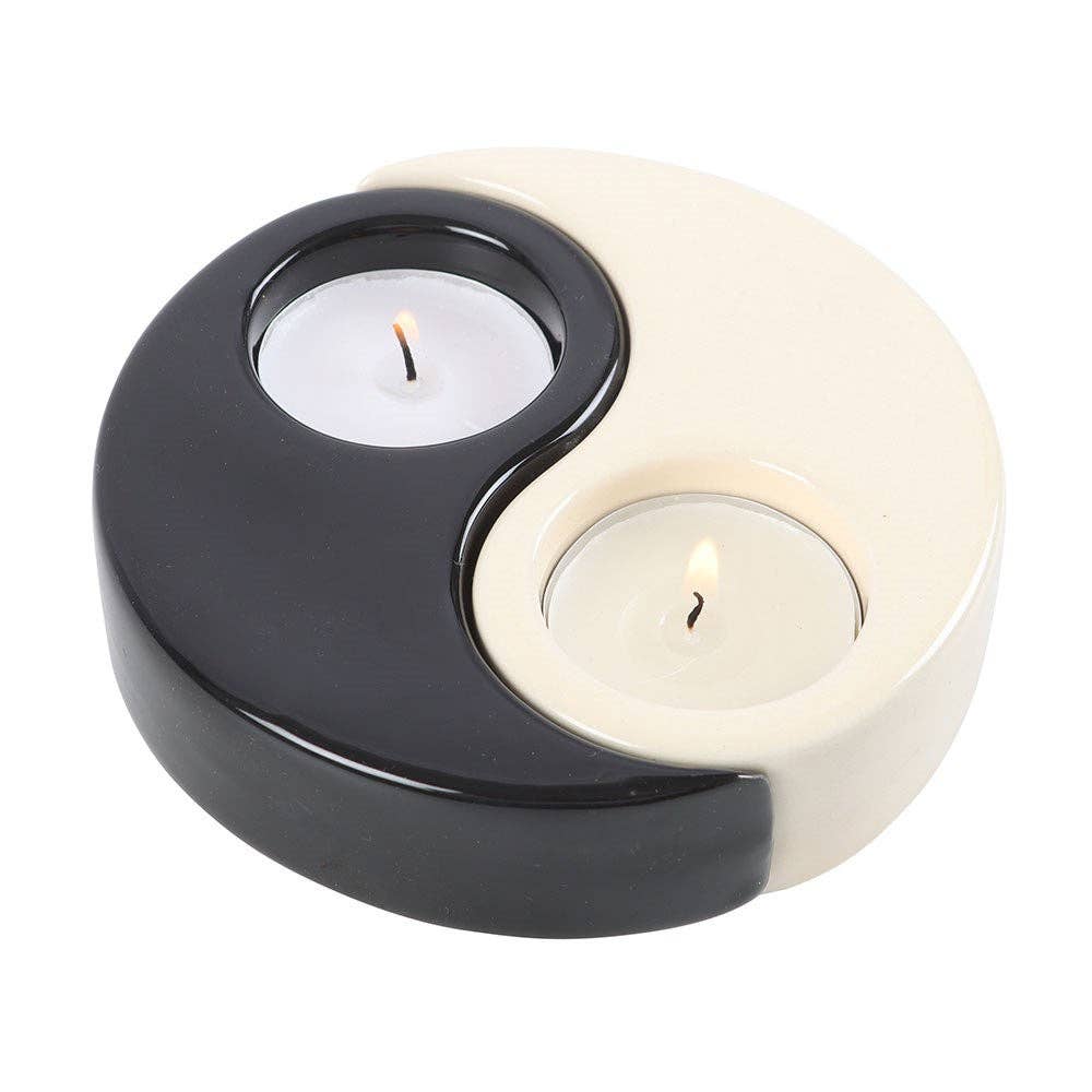 Yin Yang 2-Piece Tealight Candle Holder