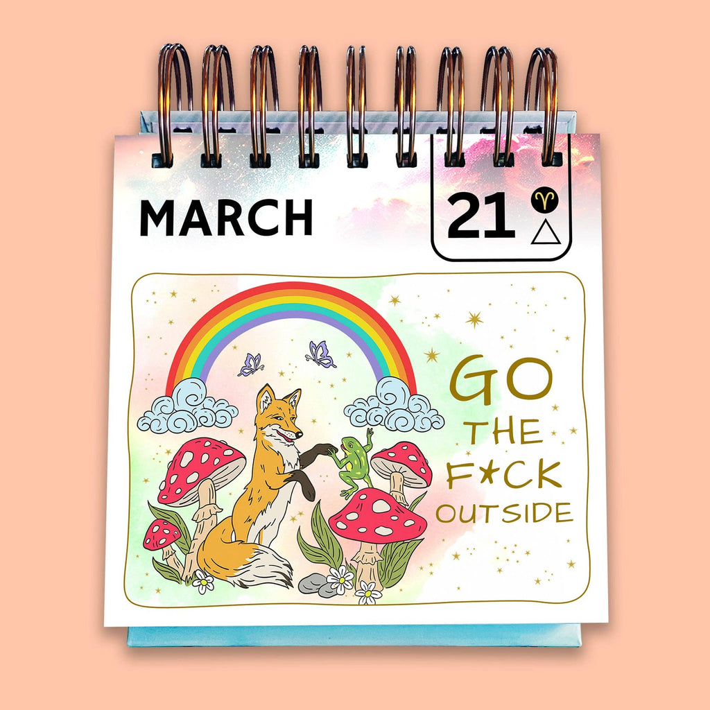 Sweet-Ass Affirmations Desktop Calendar 2025 & Beyond