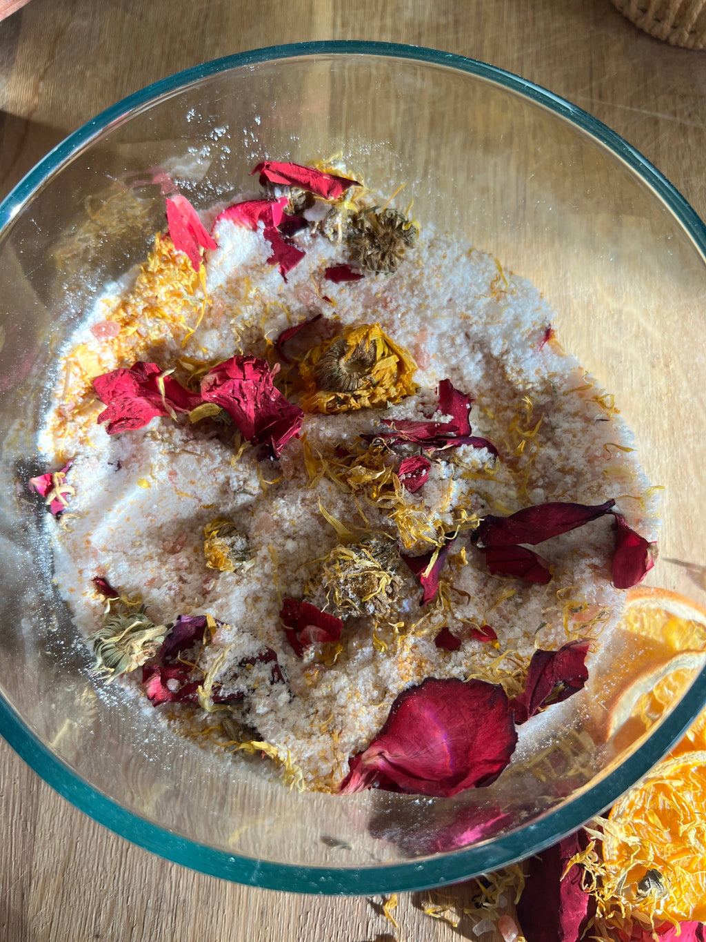 Love Struck - Calendula, Rose, & Orange Bath Salts | 10 oz