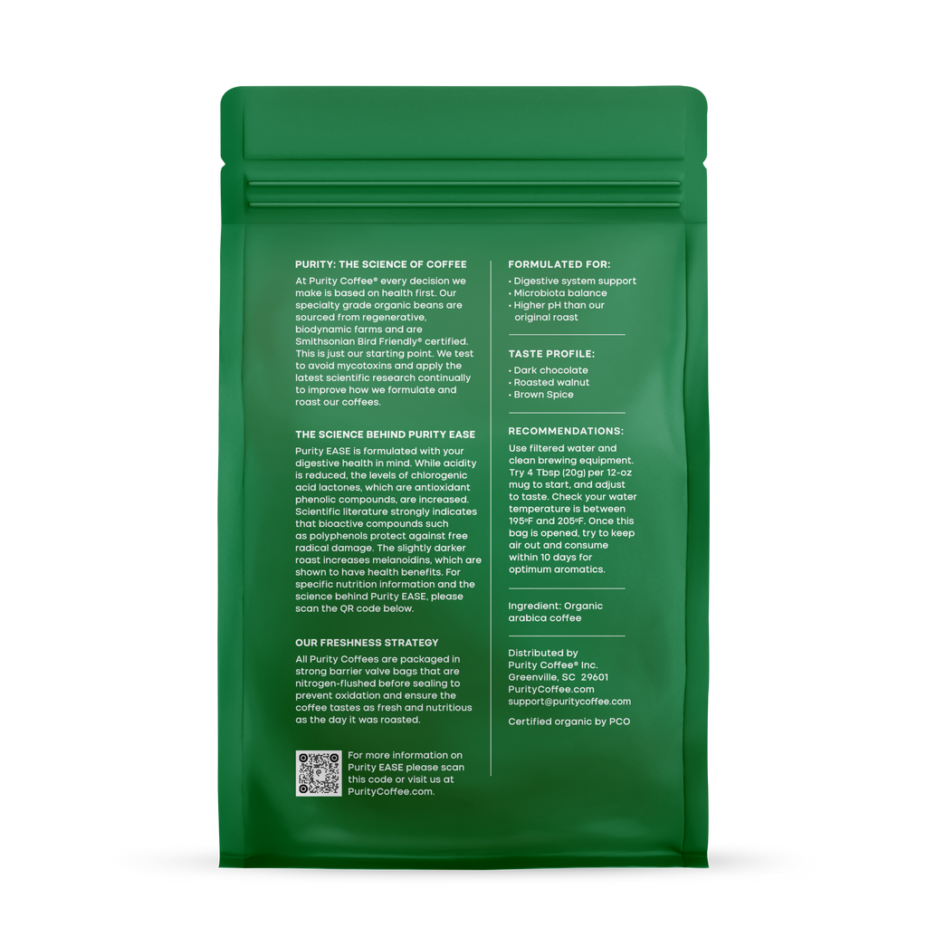 EASE: Dark Roast *Ground* Coffee - 12oz Bag