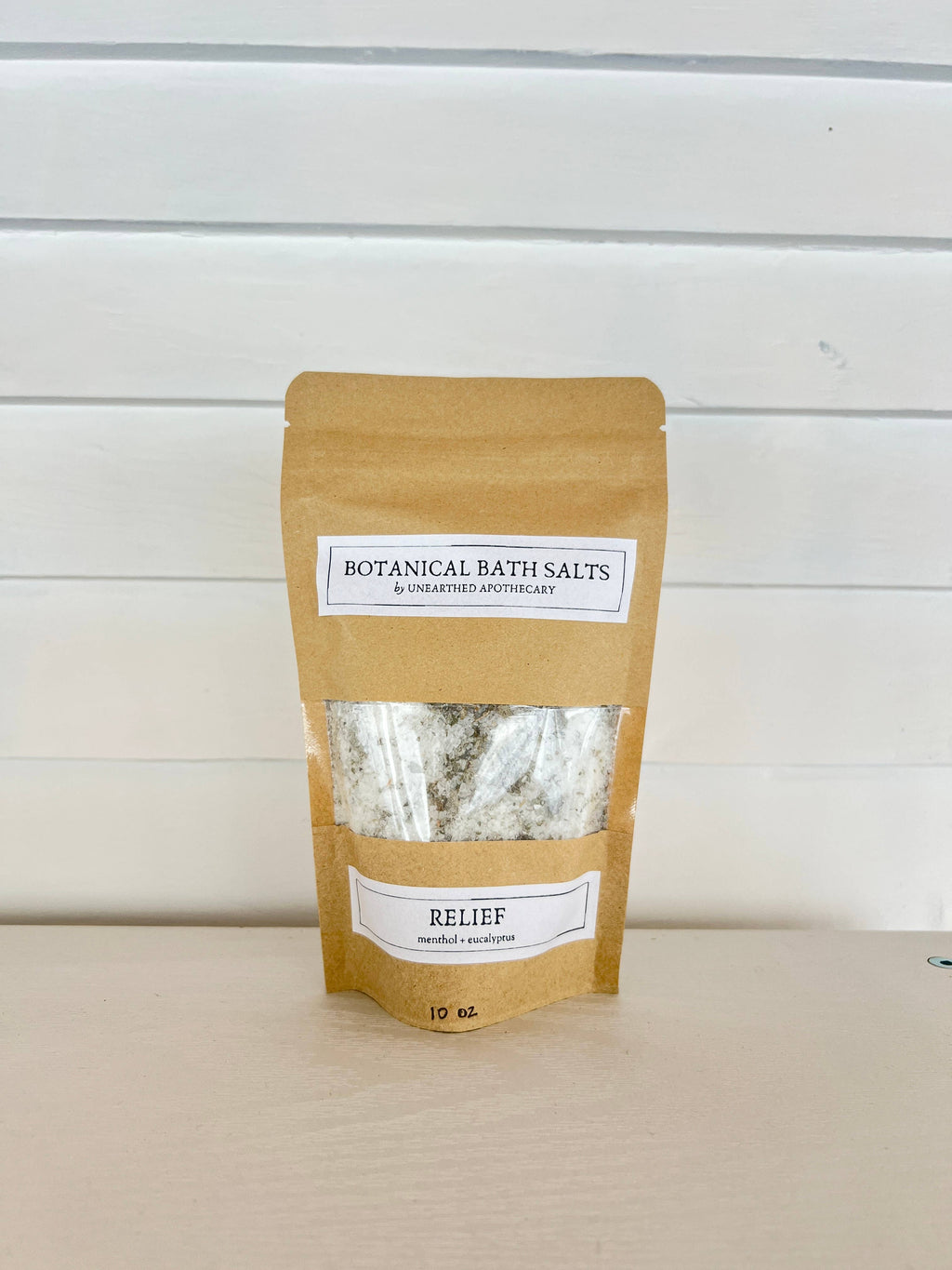 Relief - Menthol Eucalyptus Bath Salts | Cold and Flu |10 oz