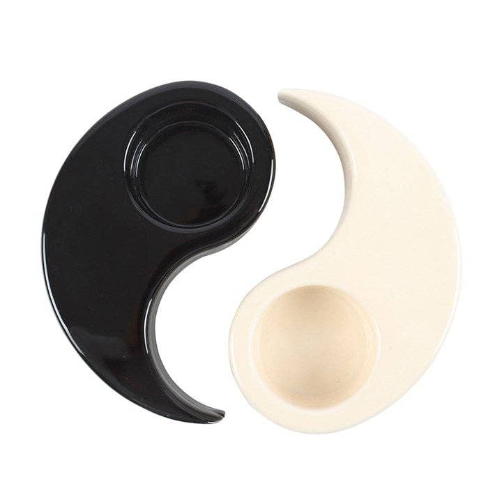 Yin Yang 2-Piece Tealight Candle Holder