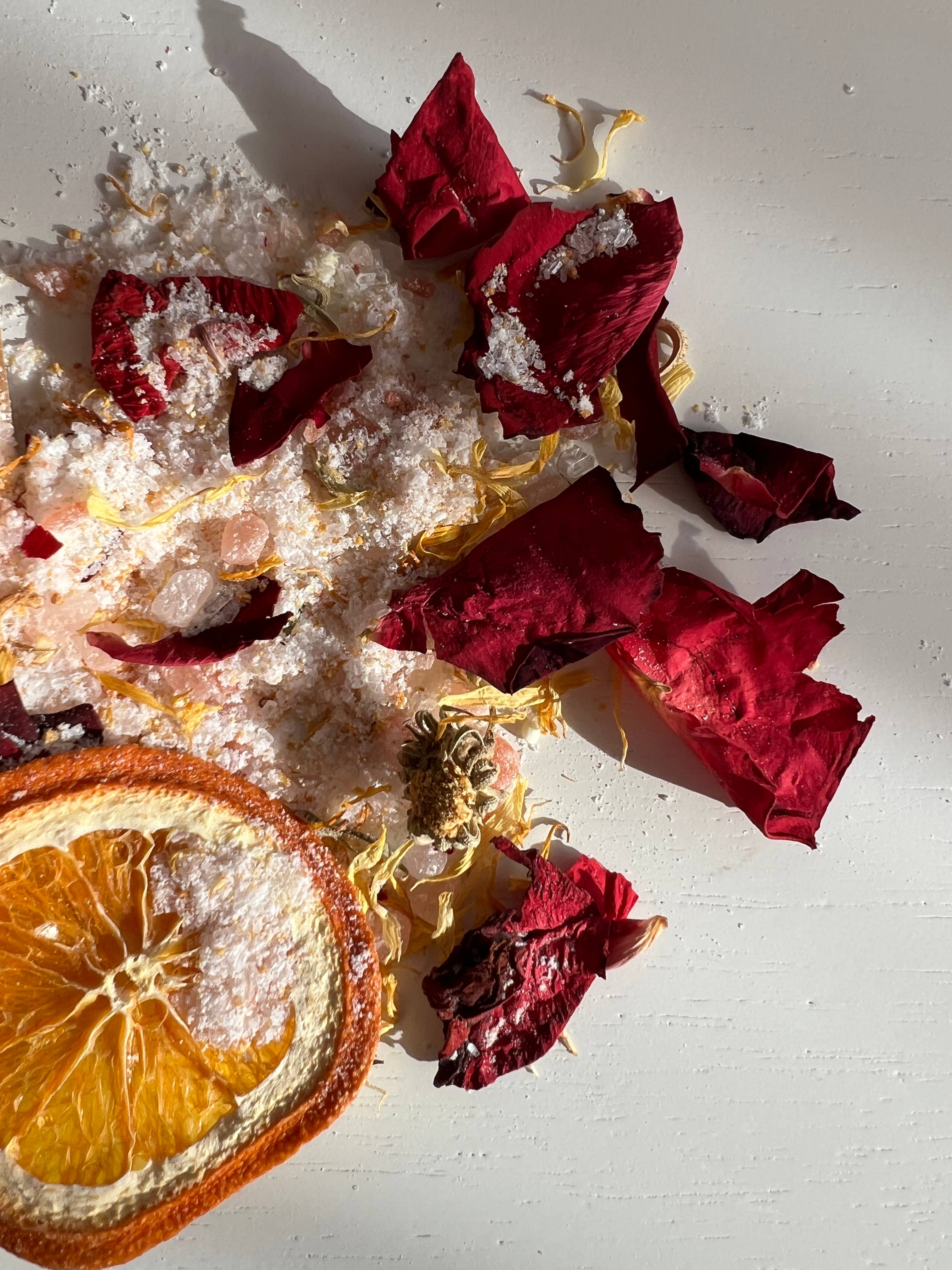 Love Struck - Calendula, Rose, & Orange Bath Salts | 10 oz