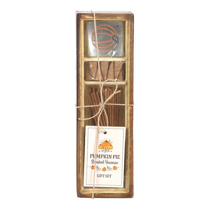Pumpkin Pie Autumn and Fall Incense Gift Set