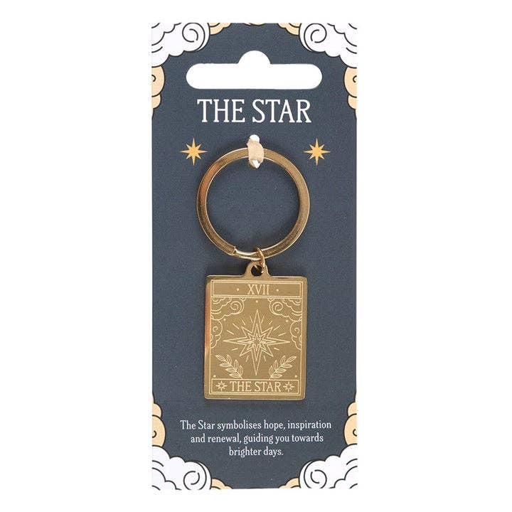 The Star Vintage Tarot Card Keyring