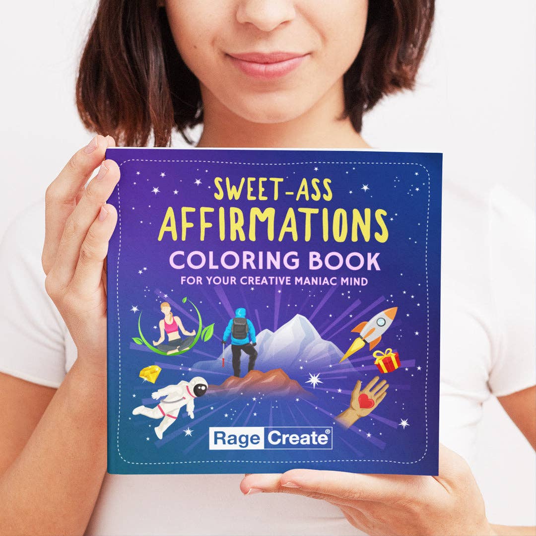 Sweet-Ass Affirmations Coloring Book