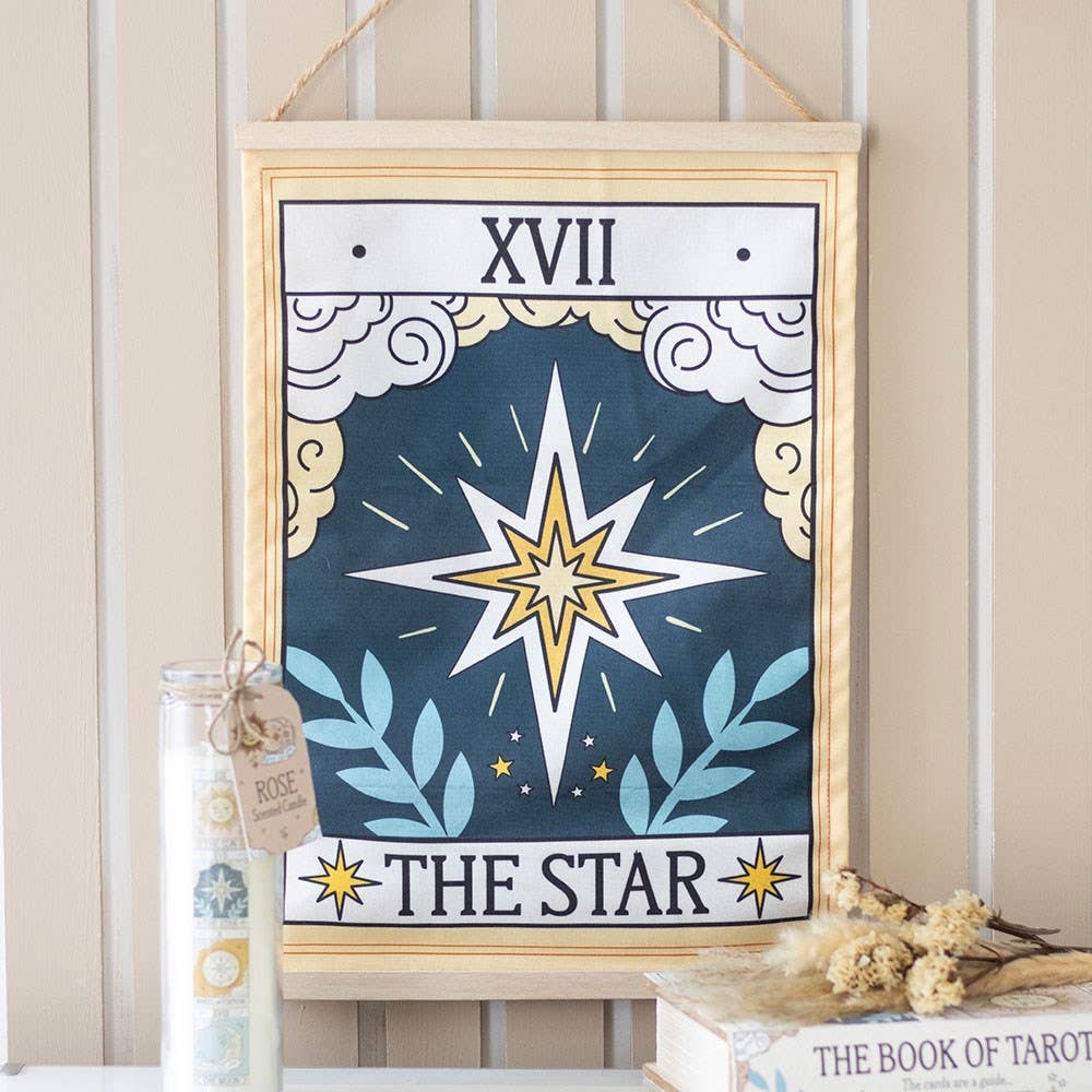 The Star Vintage Tarot Card Wall Hanging