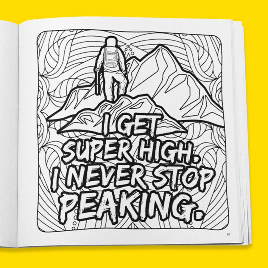 Sweet-Ass Affirmations Coloring Book