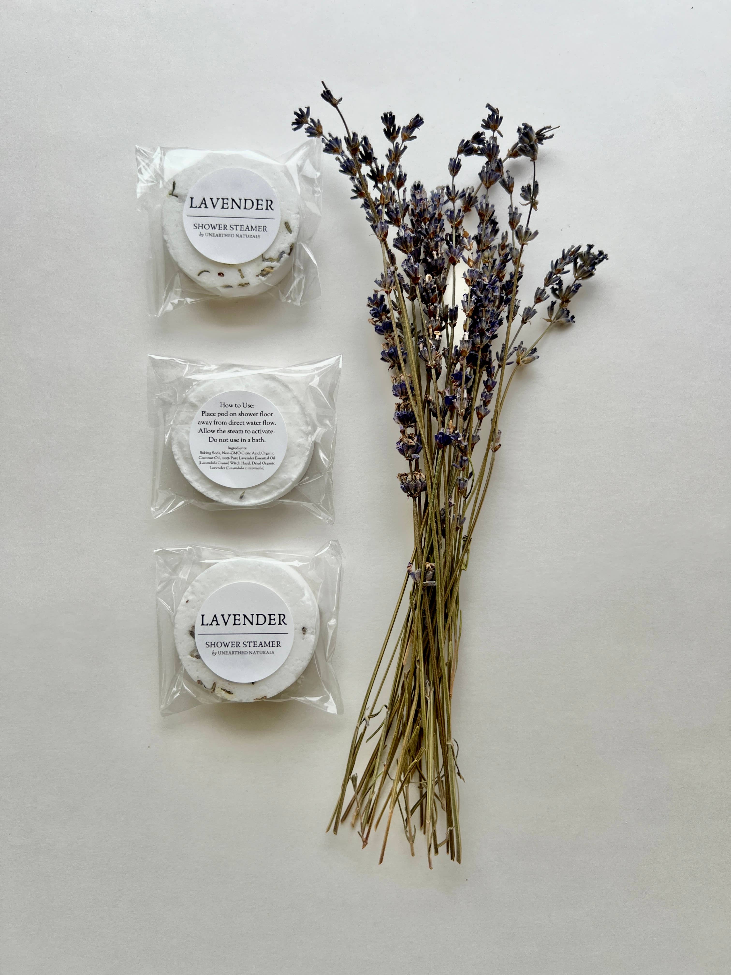 Lavender Shower Steamers | Botanical Aromatherapy