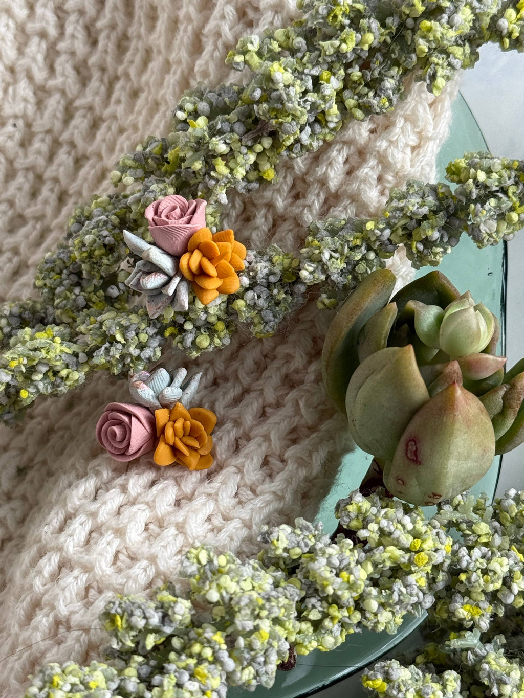 Floral Bunch Stud