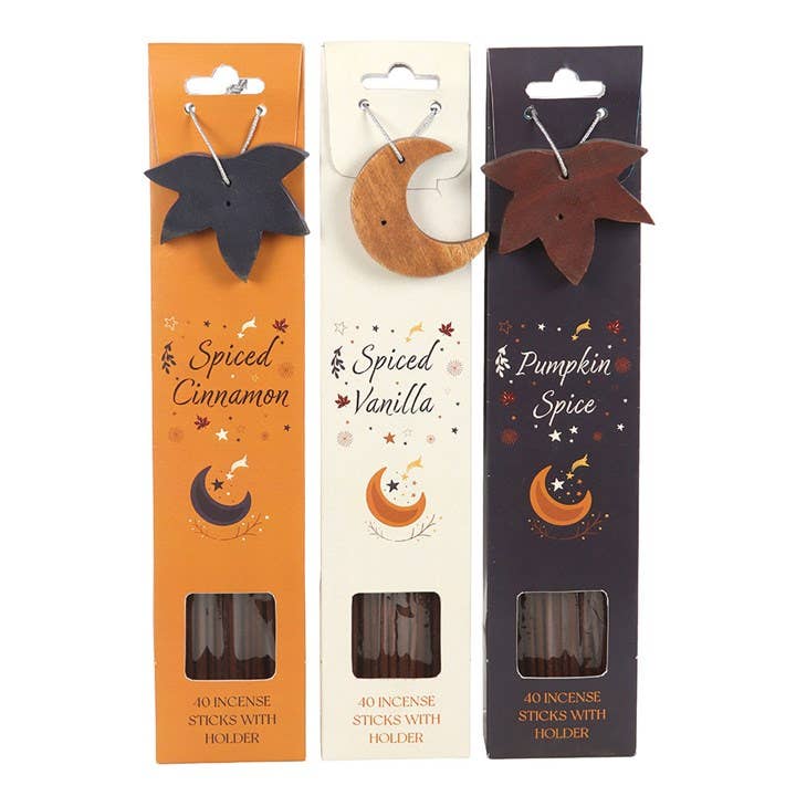 Set of 18 Autumn Magic Incense Gift Sets in Display