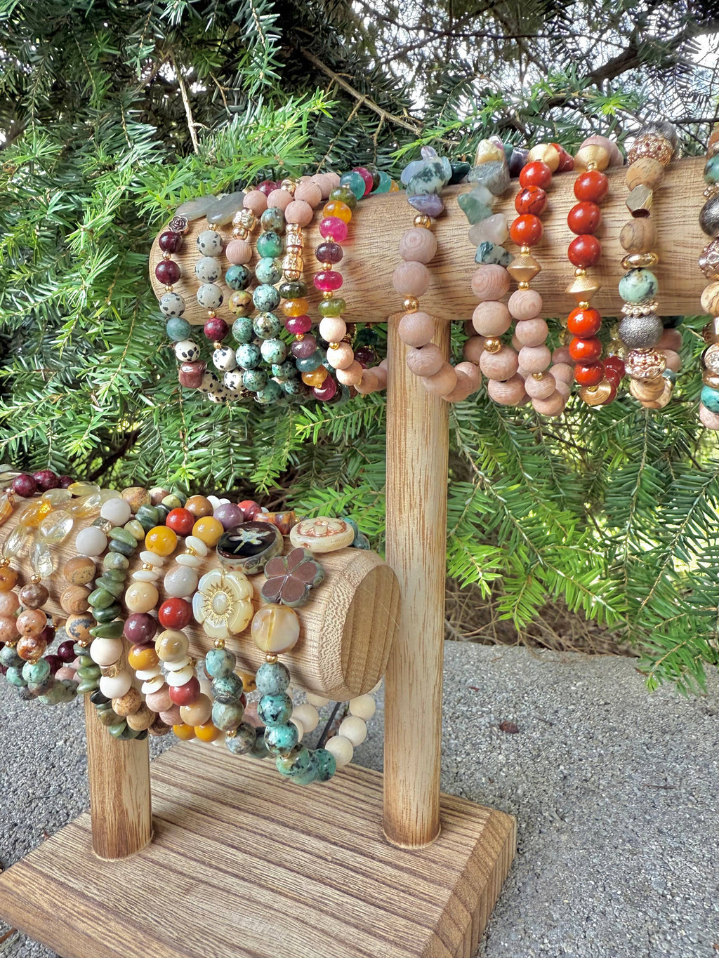 Beaded Bracelet, Stackable Fall Bracelet, Diffuser, The Roma
