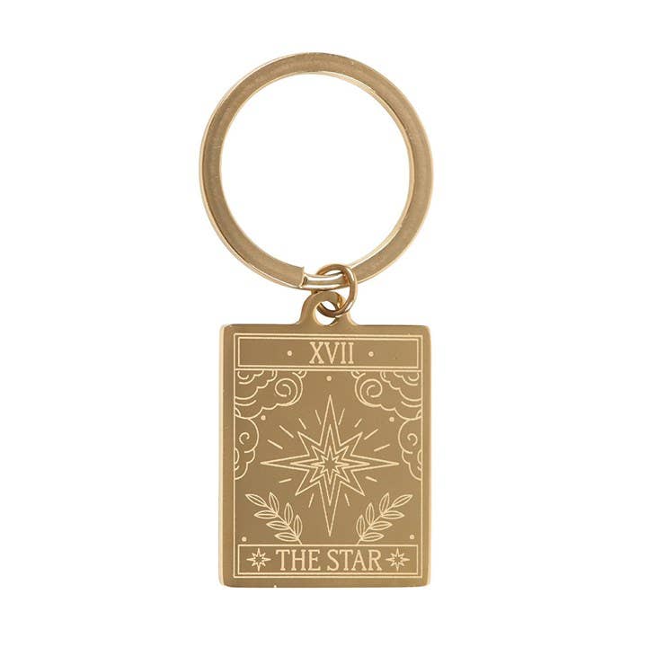 The Star Vintage Tarot Card Keyring