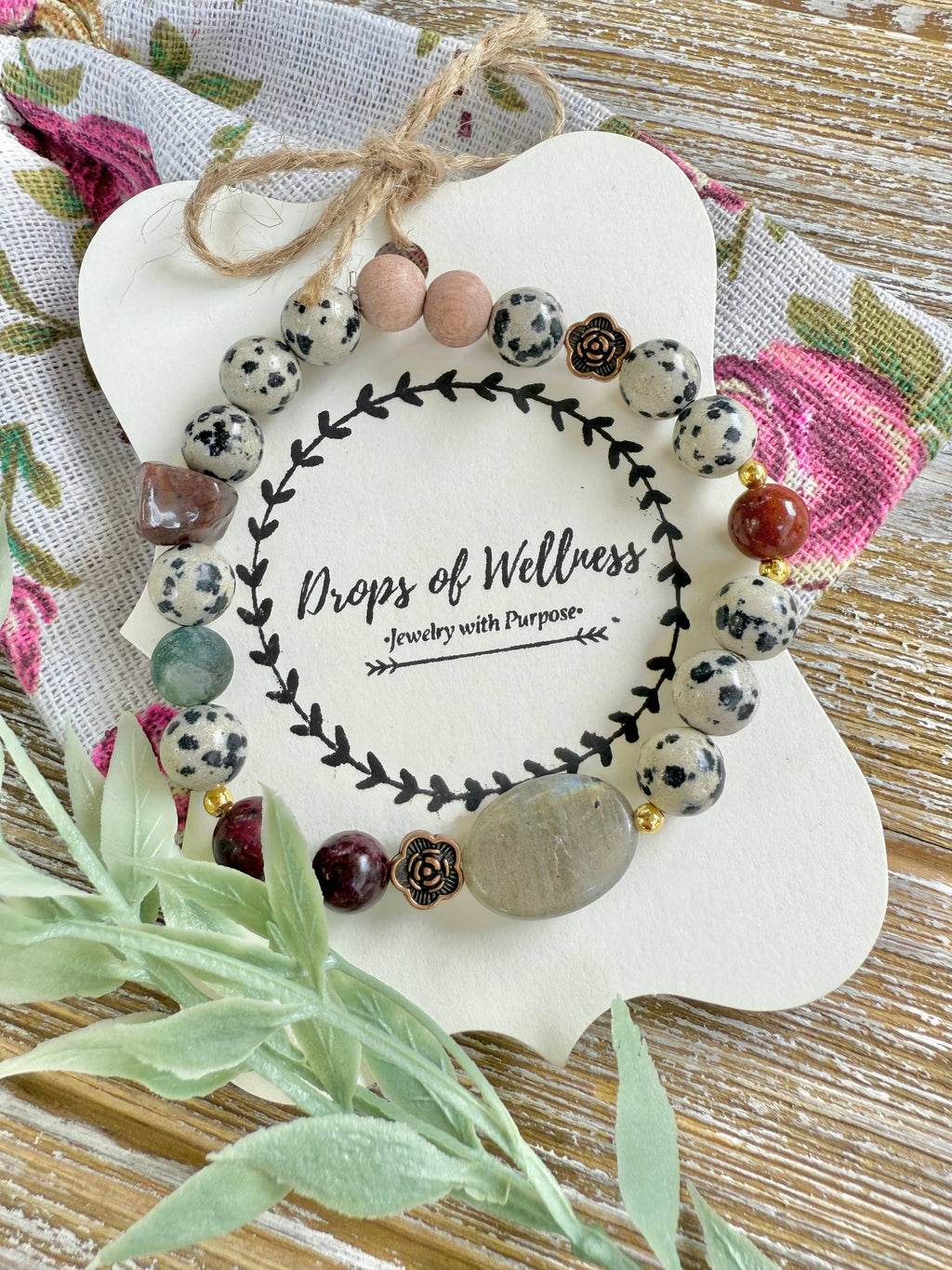 Beaded Bracelet, Stackable Fall Bracelet, Diffuser, The Roma