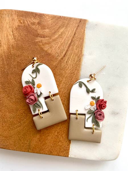 Floral 2 Piece Dangle