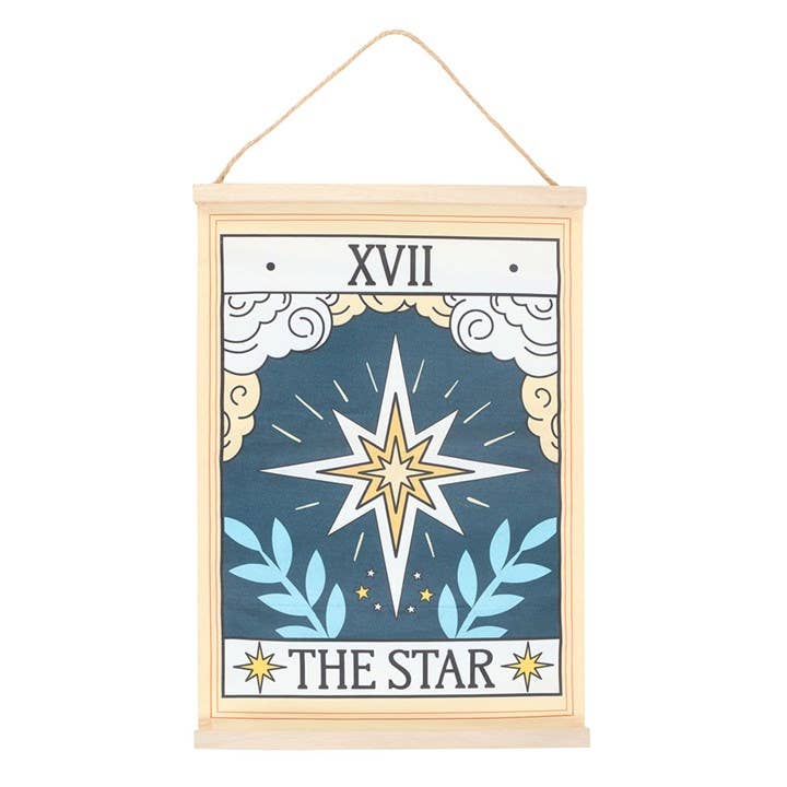 The Star Vintage Tarot Card Wall Hanging