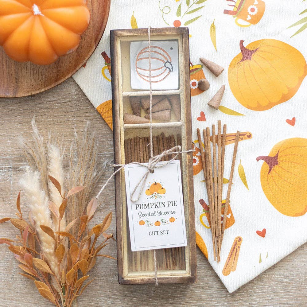 Pumpkin Pie Autumn and Fall Incense Gift Set
