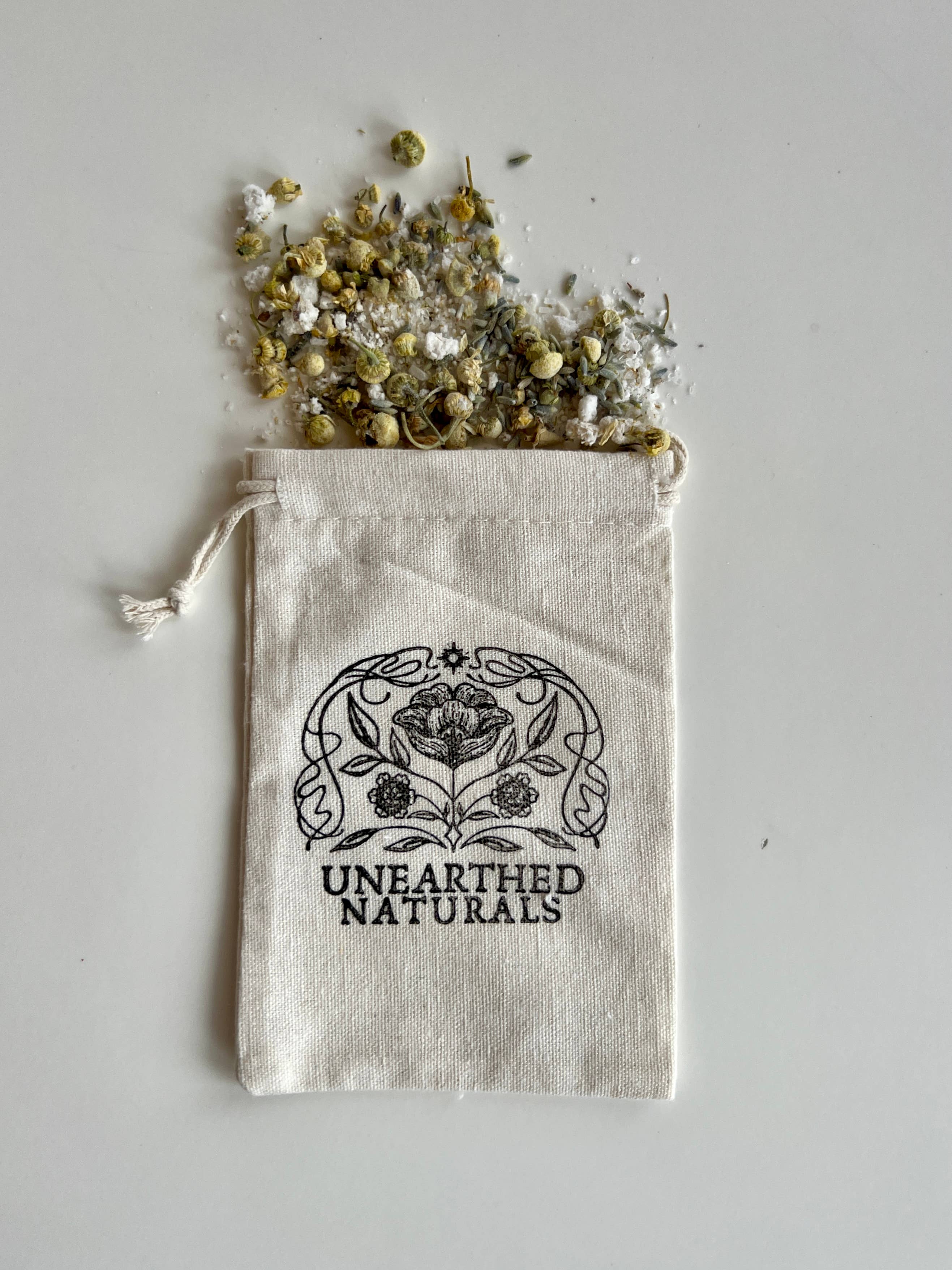 Reusable Cotton Muslin Bath Soak Bags - 4x6