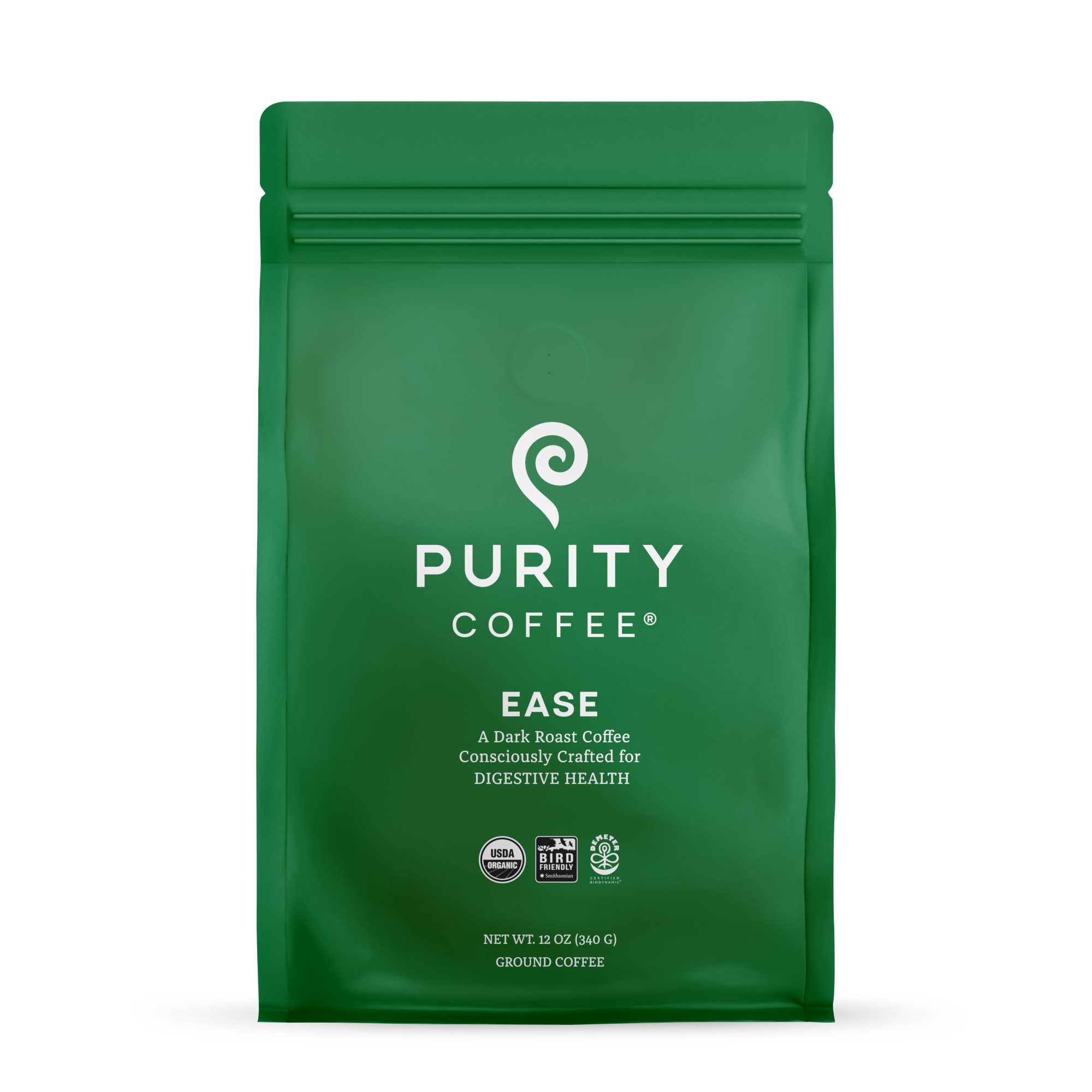 EASE: Dark Roast *Ground* Coffee - 12oz Bag