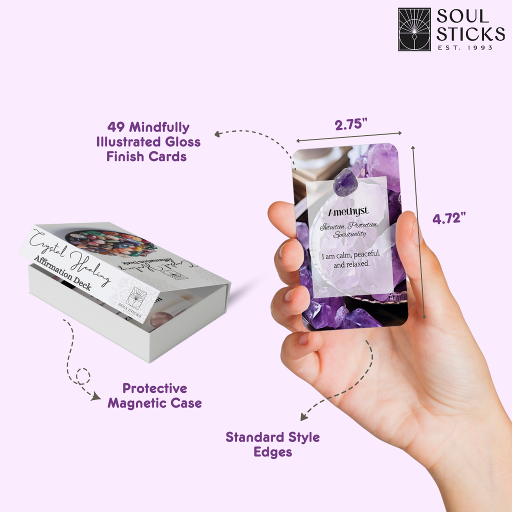 Crystal Healing Affirmations Card Deck