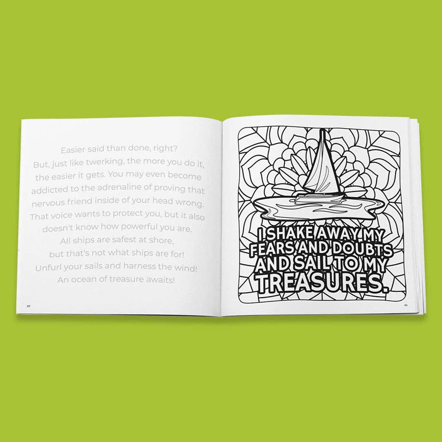 Sweet-Ass Affirmations Coloring Book