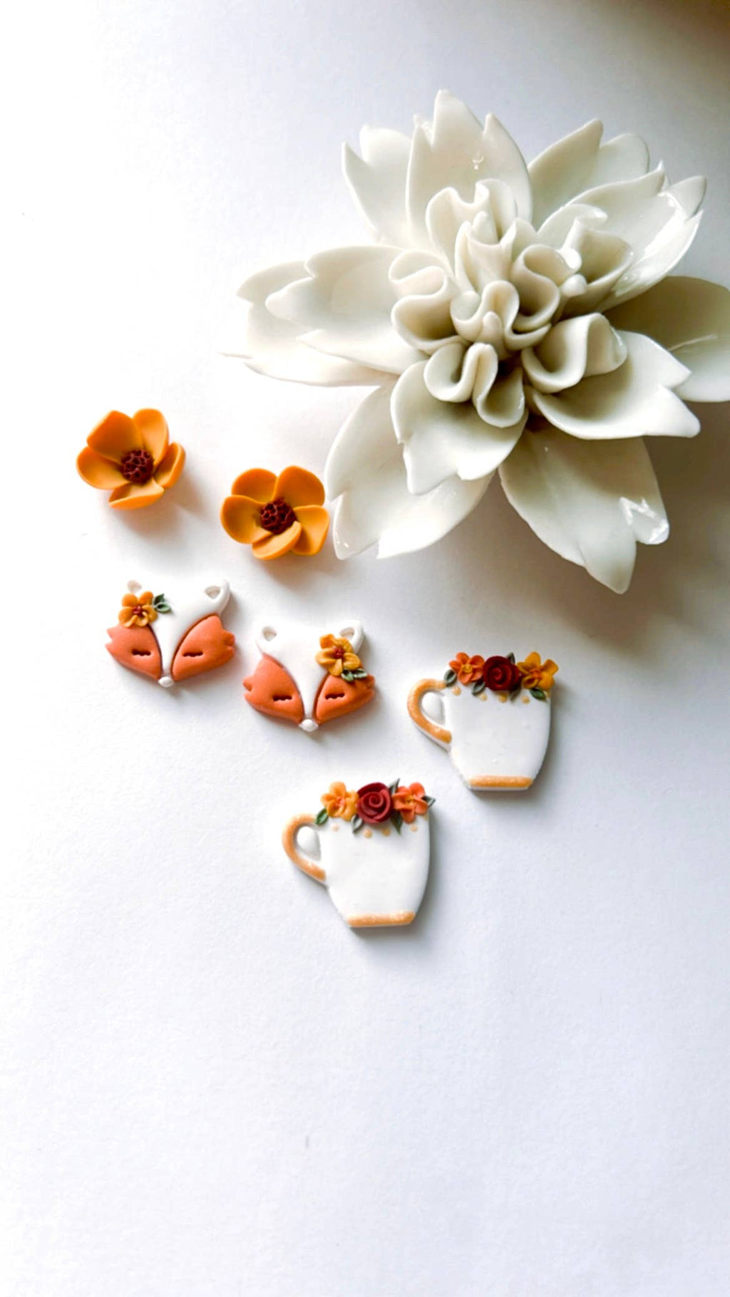 Spring Foxy , Coffee and Floral Trio