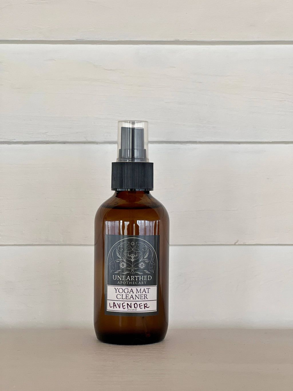 Yoga Mat Cleaning Spray 4 oz - Natural Cleaner Safe for Yoga: Lavender